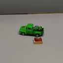 Watermelon Decor Mini Vintage Green Metal Pickup Truck with 6 Realistic Resin Mini Watermelons, Rustic Farmhouse Tiered Tray Decor for Kitchen Table, Happy Summer Party Home Decoration