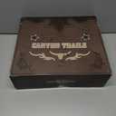 Canyon Trails Men's Cowboy Boots - Square Toe Western Boots with Embroidery, Pull-On Fit, Durable Rubber Sole Mens Shoes (10, Black)