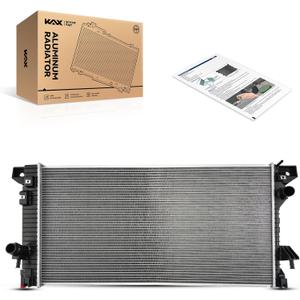 KAX CU13510 Car Engine Radiator, Compatible with 2015-2016 F-150 3.5T, 2015-2016 F-150 3.5L, 2015-2016 F-150 5.0L, 2015-2016 F-150 2.7T, 2018-2021 Navigator