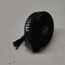 Gaiatop USB Desk Fan, 3 Speeds Strong Airflow, 5.5 Inch Portable 90 Rotate Quiet Cooling, Small Personal Table Fans for Bedroom Home Office Travel Black