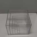 6 Pcs Clear Acrylic Boxes for Display as Buffet Risers and Stands, Food Risers for Party, Table, Stands, including 8", 7", 6", 5", 4", 3" (Small, 6Pcs, Clear)