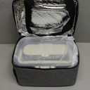 Heated Lunch Box Battery Powered with Automatic Heating, 16,000mAh Cordless Heatable Lunchbox for Adults, 1.6L Portable Food Warmer with Insulated Carry Bag Green