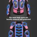 Kids Motorcycle Jacket Suit , Youth Dirt Bike Gear Armor Suit (Pink, L)