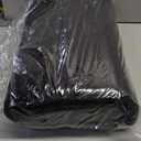 Buganda Memory Foam Bath Mat, 44" x 17", Ultra Soft and Non-Slip Bathroom Rugs, Water Absorbent and Machine Washable Bath Rug for Bathroom, Shower, and Tub, Black