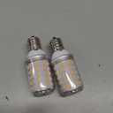 ZSSXOLED Microwave Light Bulb 6W E17 LED Bulb 60 Watt Incandescent Bulb Equivalent, E17 Light Bulb for Oven Under Hood Refrigerator Range Hood Appliance Warm White 3000K (Pack of 2)