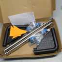 SPACECARE Mini Fridge Stand Mobile Roller, Adjustable Furniture Dolly with 4 Locking Wheels, Heavy Duty Washing Machine Base, Universal Appliance Pedestal for Dryer and Refrigerator- Black