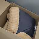 Bedsure ComfyFleece Washable Dog Bed for Medium Dogs - Cute Furry Puppy Beds, Rectangle Orthopedic Corduroy Fleece Pet Beds with Removable Zipper Cover, 43x30x8inches, Sandy Beige