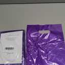 100 Purple Bags 1.5Mil Purple Goodie Bags 9"x12" Great For Merchandise Retail And Small Business Thick Glossy With Handles