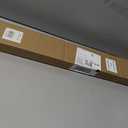 LazBlinds No Tools No Drill 1" Vinyl Mini Blinds, Cordless Blinds for Windows, Light Filtering Horizontal Window Blinds & Shades, 32" W x 36" H, White
