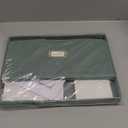 Decorative Photo Storage Box - Linen Photo Box Organizer with Dividers, Fits Holds Up to 1700 Pictures and 5x7 Photos, Memory Keepsake Organizer for Photos, Scrapbook Supplies, Cards, Stamps (Green)