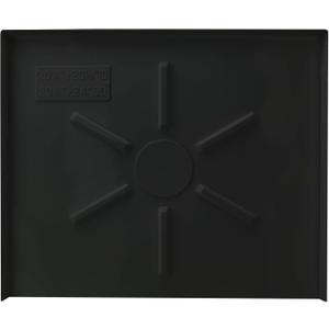 Dishwasher Drain Pan-Protect Floor and Cabinets, Walls, with Front Opening Size 24X20X1/2in, Crafted from Durable Quality Plastic Material. Warp-Resistant & Even Thickness (Black)