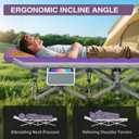 Folding Camping Cot for Adults, 28" Heavy-Duty Portable Cots Bed, Basic - 75x28x15"