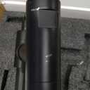 WOWOW Black Pot Filler Faucet - 304 Stainless Steel Pot Filler Over Stove, Wall Mounted Kitchen Folding Faucet with Double Joint Swing Arms