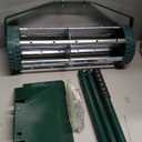 18-Inch Spike Rolling Lawn Aerator for Grass. Heavy Duty Manual Push Aerator Lawn Tool, Soil Health for Garden & Yard Tool(Green)