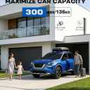 Roof Rack Cross Bars 300lb for Nissan Rogue 2021-2026 with Flush Roof Rails