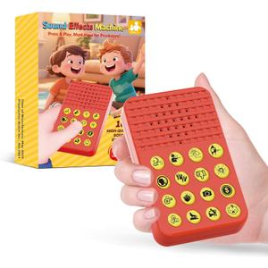 Sound Effects Machine - 16 Hilarious Sound Buttons for Kids - Stocking Stuffers for Teen Boys & Girls - Funny Christmas Gag Gifts for Kids Birthday Gift for 4 5 6 7 Year Old Boy