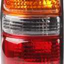 Dasbecan Tail Light Assembly Compatible with Toyota Tacoma 2001 2002 2003 2004 Rear Lamp Taillights Left Driver Side Replaces 8156004060 TO2800139
