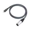 24Bit/96Khz USB c to XLR Male Audio Cable,USB C Smartphone/Laptop to XLR Male Output Cable for Amplifier, Speaker, Mixer Console, etc 3.3 FT