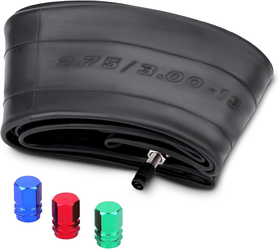 2.75/3.00-19 Dirt Bike Inner Tube 70/100-19 Heavy Duty Inner Tubes for CRF100F 150F 450R KX Surron Light Bee X Segway X160/X260 UltraBee Talaria Off Road Motorcycle with TR4 Valve Stem
