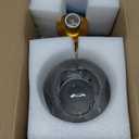 SZXYKEJI Motion Sensor Light Indoor 1-Light Mini Glass Globe Ceiling Light Fixture Modern Black Semi Flush Mount Light for Hallway Entryway Porch Stairway Closet