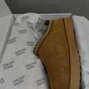 DREAM PAIRS Women's Fuzzy Cozy Slippers Genuine Suede Indoor Outdoor Fluffy Home Comfy Winter Slip On Cute Warm Memory Foam Furry Shoes FuzzyEasy (8 Wide)