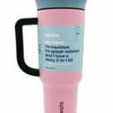 Owala/ 40oz Stainless Steel, insulated, FeeeSip, Pink Skiies!