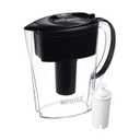 Brita Space Saver Water Filter Pitcher-Black-6 Cup