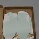 PH PandaHall 30pcs Paper Box Gift Boxes Foldable Candy Box Small Gift Packaging Boxes with Ribbon for Candy Cookie Proposal Wedding Gifts, Pale Green, 3.5x3.5x2 inch