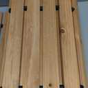 Plow & Hearth 8' Straight Outdoor Wooden Pathway | 17" Wide Rollout Outdoor Garden Walkway | Weather-Resistant Hardwood Cedar Board Walkway Landscape Edging | Decorative Lawn Patio Wedding Party