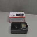 Portable AM/FM Transistor Radio with Loud Speaker, Battery or USB Powered - Compact Emergency Radio for Indoor, Outdoor, Travel & Storms (Model BJL-671) (Gray)