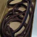 Guiding Star Leather Dog Leash for Small Dogs 6 ft Up to Medium Dogs, Small Thin Dog Leash for Puppies and Cats (1/3 inch Wide, 6 Feet, Brown)