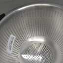 OXO Good Grips Stainless Steel Colander, 5 qt. Capacity, Strainer with Non-Slip Handles, Kitchen Colander for Pasta and Vegetables, Nesting Stainless Steel Strainer and Sieve