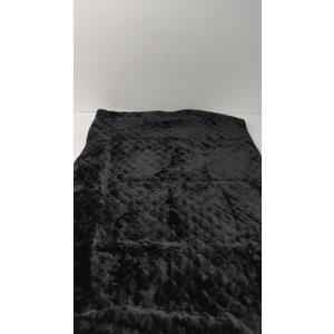 Luxury Velvet Fluffy Area Rug Modern Rugs for Bedroom Living Room  Black 32x54 Inch Luxury Velvet Fluffy Area Rug Modern Rugs for Bedroom Living Room  Black 32x54 Inch