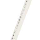 Forestchill Adjustable Window Security Bar, Extends from 17" to 32" Window Locks Bar for Inside Sliding Window, White