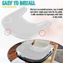 Clear Tray Cover Compatible with Stokke Tripp Trapp High Chair Tray