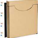 Magnetic Parchment Paper Holder  Clear Acrylic Wax & Deli Paper Organizer for Cabinet Door, Parchment Paper Storage for Kitchen & Bakery (Fits 9x13 in Sheets)