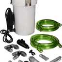 SunSun 3-Stage External Canister Filter for Aquariums & Ponds – 210 GPH Flow, Easy Setup & Maintenance – HW-604B