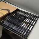 GUTINNEEN Rabbit Pet Playpen Bunny Run Extension Indoor Small Animal Pen (Playpen Only) (48"L x 48"W x 24"H, Black)