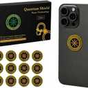 12 Pieces EMF Stickers Phone Protection Blocker for Smartphones, 5G Tablets, Laptops, WiFi Routers, TVs & Other Electronics Safe, Signal-Friendly & Easy to Apply