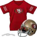 Franklin Sports NFL Kids Helmet + Jersey Sets - Youth NFL Team Uniform Sets - Costume Set - Helmet, Jersey + Chinstrap-Medium