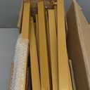 Wokceer 10x10 FT Backdrop Stand Heavy Duty Pipe and Drape Kit, Adjustable Gold Backdrop Stand for Wedding Birthday Party Photography Photo Booth Background Christmas Decoration