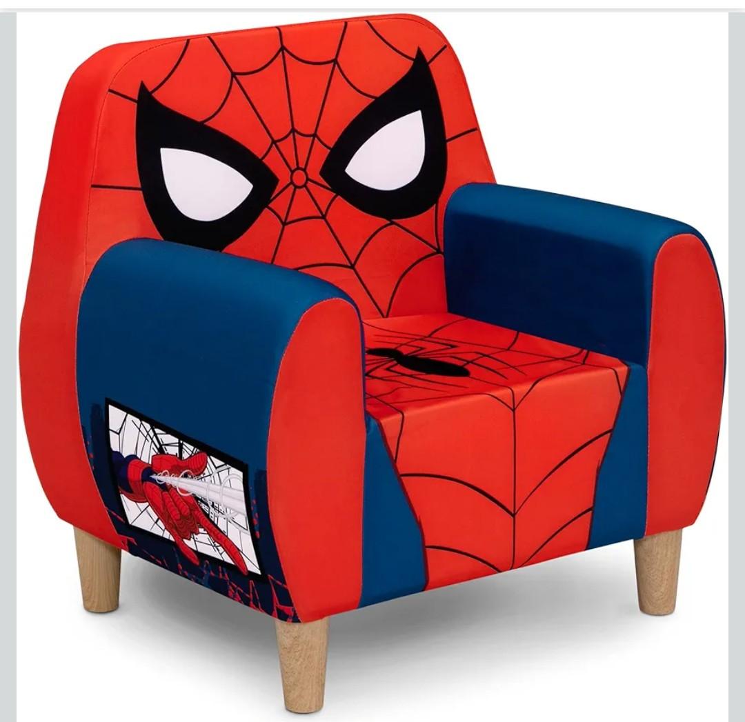 Delta Children Marvel Avengers Foam Chair for Kids, Blue