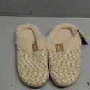 ULTRAIDEAS Women's Indoor Bedroom Slipper with Memory Foam, Gift for Women, Wool-Like House Shoe with Anti-Skid Rubber Sole for Ladies Size 36-37