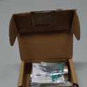 Ivilon Ceiling or Wall Mount Curtain Rod Brackets Holders for Curtain Rods of 7/8 and 1 Inch Diameter, Set of 2, Color Warm Gold