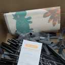 Baby Playpen with Mat, 50x50 Inch Playpen with Mat Waterproof for Babies and Toddlers Play Pen Playards Safety Gate Fence Active Center Indoor (Dark Grey + Mat)