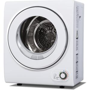 Euhomy 110V Portable Clothes Dryer 850W Compact Laundry Dryers 1.5 cu.ft Front Load Stainless Steel Electric Dryers Machine with Stainless Steel Tub for Apartment,RVs,Dorms,White Easy Control (1.5 Cu.Ft.) Euhomy 110V Portable Clothes Dryer 850W Compact Laundry Dryers 1.5 cu.ft Front Load Stainless Steel Electric Dryers Machine with Stainless Steel Tub for Apartment,RVs,Dorms,White Easy Control (1.5 Cu.Ft.)