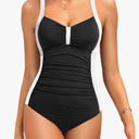 Tempt Me Women Ruched Slimming One Piece Swimsuits Tummy Control Vintage Bathing Suits XXl