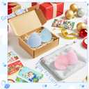 2-Pack Taba Squishy Strawberry Sensory Fidget Toys Adults, Anxiety Stress Relief Squeeze Toy, Soft Cute Kawaii Squishys for Desk, School (Blue)