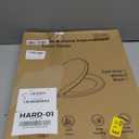 Toilet Seat Round Soft Close16.5'', Toilet Lid Slow Close Quiet No Slam, Easy Installation & ReleaseSafe PP Material Easy Clean, Comfortable Ergonomic Design, 2 Years Support, White Plastic