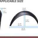 Universal 4pcs PP 2"/70mm Fender Flares Wide Body Kit Wheel Arches Compatible with Honda Civic Accord Ford Escape 2013-2022 Mazda MX5 Miata Toyota Tacoma